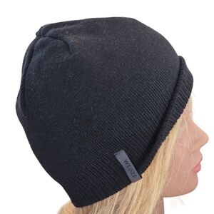Wedze Black Knit Beanie Unisex Ski Cap Hat Streetwear Casual French Design